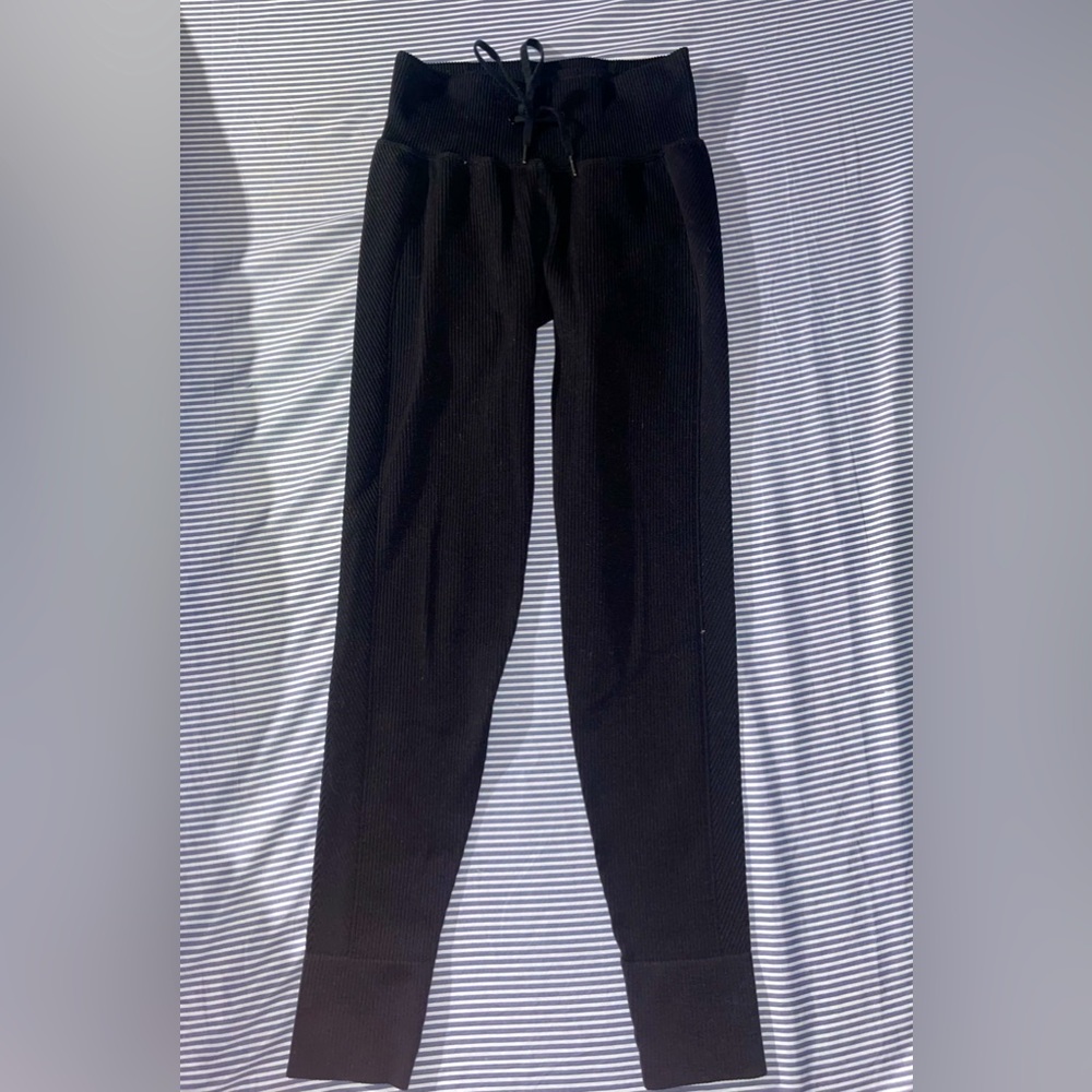 Pink VS High Waisted Ribbed Leggings
